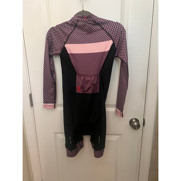 Women's Polka Dot Cycling Suit - Picture 2 of 11